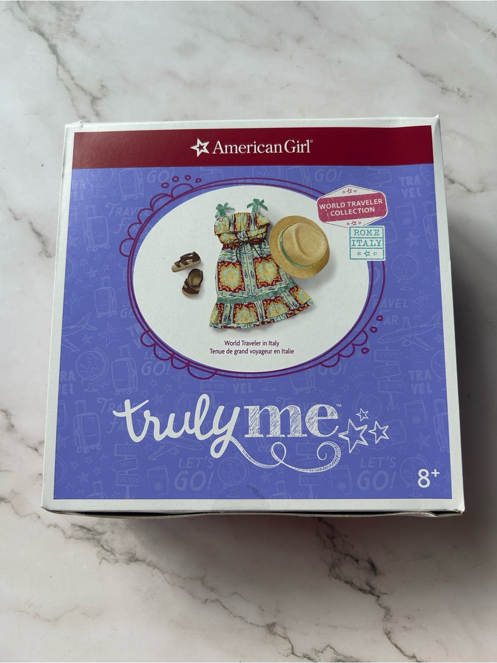 2021 SEALED American Girl Truly Me World Traveler In Italy Doll Outfit